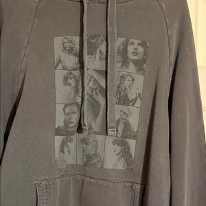 Taylor Swift Eras Tour Gray Graphic Hoodie
